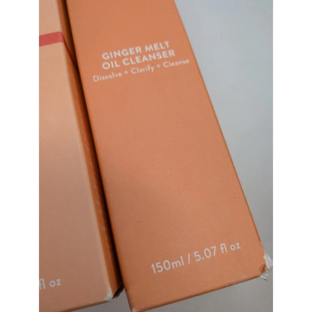 BIG SIZES NEW LOT 2🥰Peach & Lily Glass Skin VEIL MIST &Ginger Melt Oil Cleanser